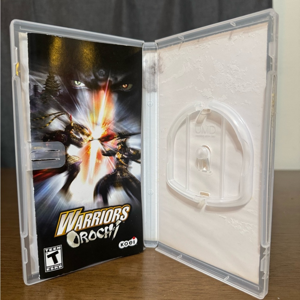 Warriors Orochi Video Game Manual and Case Only